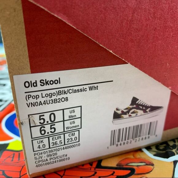 Vans Old Skool Pop Logo Size 6.5 Womens - Picture 10 of 10